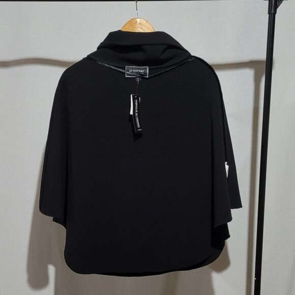 Le Chateau cape coat jacket goth academia black cloak winter fall poncho NWT new - Picture 9 of 13